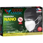 GOOD MASK Český respirátor FFP2 GM2 nano 3 ks – Hledejceny.cz