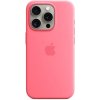 Pouzdro a kryt na mobilní telefon Apple Apple iPhone 15 Pro Silikonový kryt s MagSafe růžový MWNJ3ZM/A