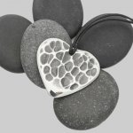 Heart - funkční trsátko z nerezové oceli, přívěsek – Zboží Dáma