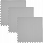Humbi Humbi Pěnová podložka Pěnové puzzle 3 ks Šedá 62 X 62 X 1Cm – Zboží Dáma