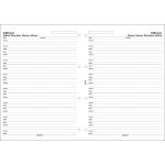 Filofax adresář náplň A4 k diářům – Zboží Živě