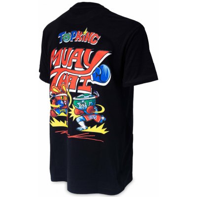 Pánské Muay Thai triko Top King X Puck 03 Černé – Zboží Mobilmania