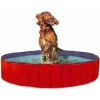 Bazény pro psy Karlie-Flamingo Skládací bazén pro psy červeno/modrý 120 x 30 cm