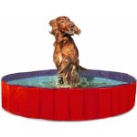 Karlie-Flamingo Skládací bazén pro psy červeno/modrý 120 x 30 cm – Zbozi.Blesk.cz