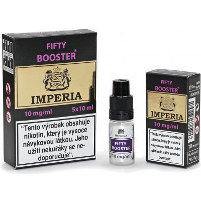 Boudoir Samadhi s.r.o. IMPERIA Fifty Booster PG50/VG50 10mg 5x10ml