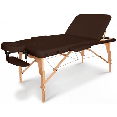 Fabulo USA Dřevěný masážní stůl Fabulo UNO Plus Set 186 x 71 cm 4 barvy Barva: čokoládová 186 x 71 cm 15,2 kg 6 barev – Zboží Dáma