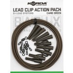 Korda Montáž Basix Lead Clip Action Pack Camo Green 5 ks – Zboží Mobilmania