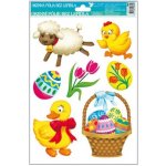 Okenní fólie velikonoční se zajíčkem 27x20 cm – Zboží Mobilmania