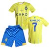 Fotbalový dres SP Ronaldo fotbalový A2 komplet Al Nassr 2023/2024 dres a trenýrky