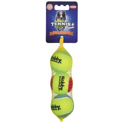 Nobby Tennis Line hračka tenisový míček barevný S 5,5 cm 3 ks – Zboží Mobilmania