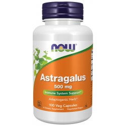 Now Foods Kozinec Astragalus 500 mg 100 kapslí