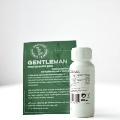 CityZen prací gel Gentleman 80 ml – Zboží Dáma