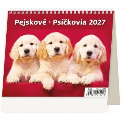 stolní MiniMax Pejskové/Psíčkovia 17,1cm x 13,9cm, SM13-27 2027 – Hledejceny.cz