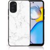 Pouzdro a kryt na mobilní telefon Motorola PROTEMIO MY ART Ochranný kryt pro Motorola Moto E32 / E32° WHITE MARBLE (144) 78265