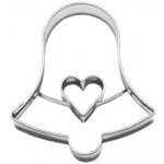 Smolík Cookie Cutters s.r.o. VYKRAJOVÁTKO - ZVONEK SE SRDÍČKEM 55x56mm – Hledejceny.cz