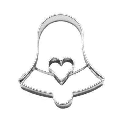 Smolík Cookie Cutters s.r.o. VYKRAJOVÁTKO - ZVONEK SE SRDÍČKEM 55x56mm – Hledejceny.cz
