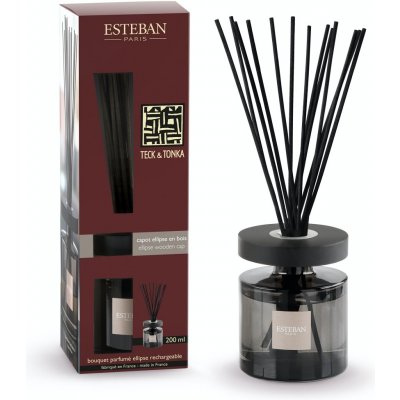 Esteban Paris Parfums scented bouquet ellipse Moka Teck & Tonka 200 ml