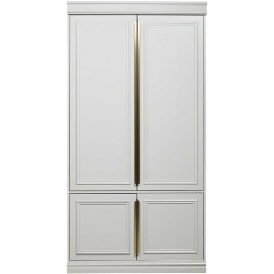 WOOOD Organize 110 x 215 x 44 cm light /šedá – Zboží Dáma