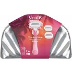 Gillette Venus Comfortglide Sugarberry Miami dámský holicí strojek s držákem do sprchy 1 ks + náhradní břity 3 ks + kosmetická taška – Zbozi.Blesk.cz