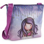 Prima-obchod kabelka crossbody 23x22 cm s potiskem 2 fialová lila – Zboží Dáma