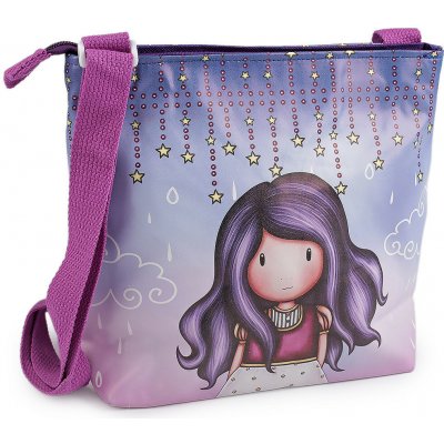 Prima-obchod kabelka crossbody 23x22 cm s potiskem 2 fialová lila – Zboží Dáma