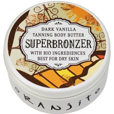 Oranjito Bio Dark Vanilla Superbronzer opalovací máslo do solária 100 g