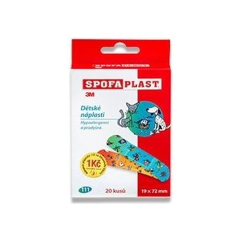 3M Spofaplast 111 Dětské náplasti 19 x 72 mm 20 ks