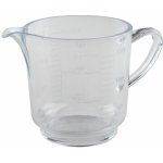 PLZEŇSKÉ DÍLO Odměrka na vodu UNI 150 ml univerzál s ouškem, ražená – Zboží Dáma