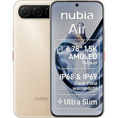Nubia Air 8GB/256GB Gold – Zboží Živě