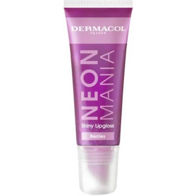 Dermacol Neon Mania Shiny Lipgloss Lesk na rty Berries 10 ml – Zboží Dáma