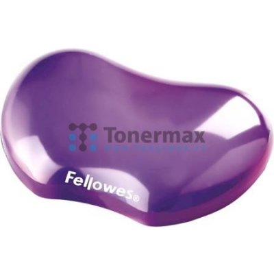 Gelová podložka pod zápěstí Fellowes CRYSTAL - fialová – Zboží Mobilmania