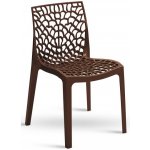 Stima Zahradní židle Gruvyer 2 Polypropylen moka - čokoládově hnědá – Zboží Mobilmania