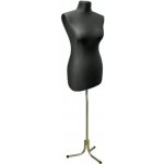 Prima-obchod Krejčovská panna vel. 36-38 polystyrénové tělo PLM, barva Černá zahlé nožky – Zboží Dáma