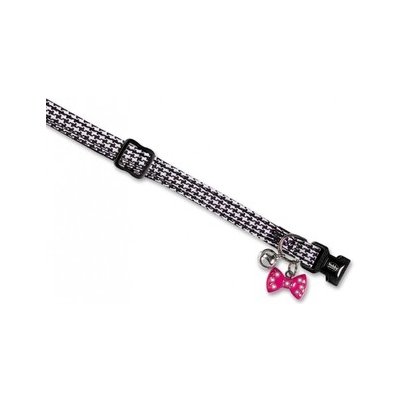 NOBBY obojek pro kočky Pepita s přívěskem a rolničkou 18 - 30 x 1 cm – Sleviste.cz