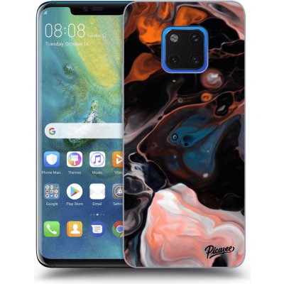 Pouzdro Picasee silikonové Huawei Mate 20 Pro - Cream černé – Zboží Mobilmania