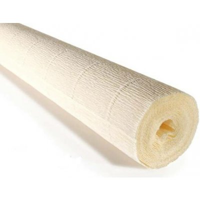 Italský krepový papír Cartotecnica Rossi 180g (50 x 250cm) - bílý krém 603 – Sleviste.cz