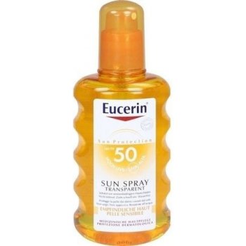 Eucerin Sun Sensitive Protect transparentní sprej na opalování SPF50+ 200  ml od 529 Kč - Heureka.cz