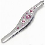 Mont-Bleu Pinzeta se Swarovski Elements kytka růžová – Zbozi.Blesk.cz