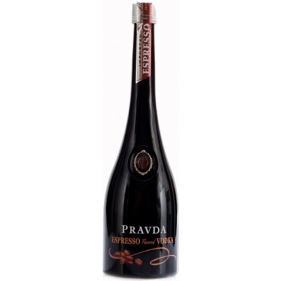 Pravda vodka Espresso 0,7 l (holá láhev) – Zbozi.Blesk.cz