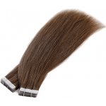 Vlasové PU pásky Tape in na prodlužování vlasů 60cm 08 světle hnědá – Sleviste.cz