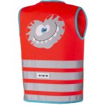 Wowow dětské reflexní vesta CRAZY MONSTER 2025 ČERVENÁ – Zboží Mobilmania