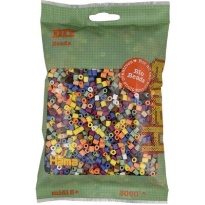 HAMA BIO zažehlovací korálky MIDI 3000 - mix 10 barev – Zbozi.Blesk.cz