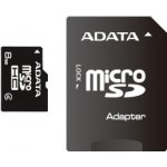ADATA microSDHC 8 GB Class 4 AUSDH8GCL4-RA1 – Zbozi.Blesk.cz