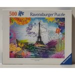 Ravensburger Pohlednice z Paříže 500 dílků – Zboží Dáma