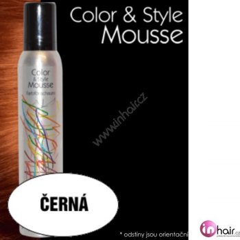 Omeisan Color & Style Mousse tužidlo černé 200 ml