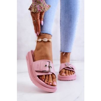 Big Star Shoes dámské módní pantofle růžové
