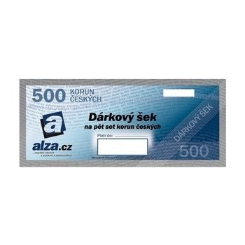 Dárkový poukaz Alza.cz na nákup zboží v hodnotě 500 Kč