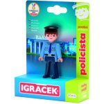 Efko IGRÁČEK Policista povolání set figurka kloubová s doplňky – Zboží Dáma