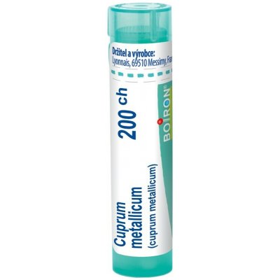 CUPRUM METALLICUM POR 200CH GRA 1X4G – Hledejceny.cz