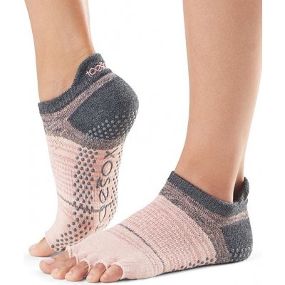 ToeSox LOW RISE bezprstové protiskluzové ponožky FLURRY – Zboží Mobilmania